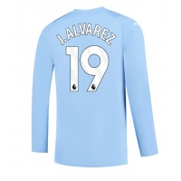 Manchester City Julian Alvarez #19 Replika Hemmatröja 2023-24 Långärmad